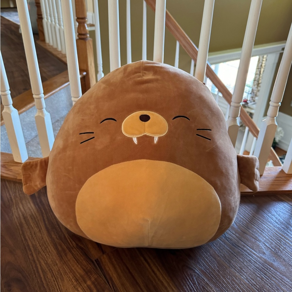Squishmallows Bruce the Walrus 16” Stuffed Plush